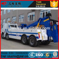 40T road wrecker truck with 360 degree rotary crane